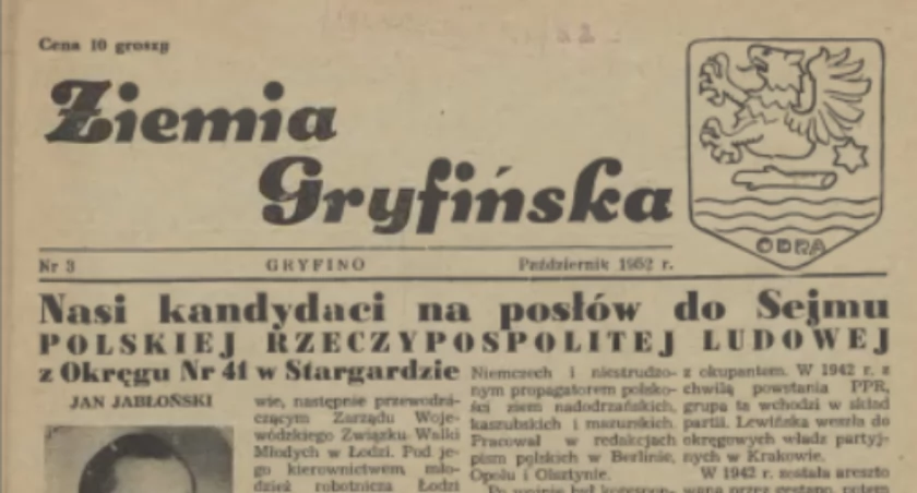Ziemia Gryfińska. Wybory do Sejmu 1952 i posłanka-dojarka