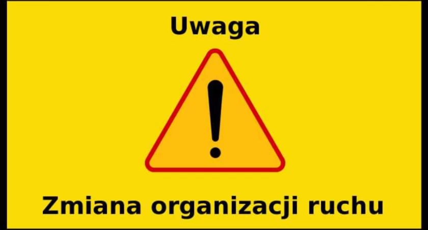 Czasowa organizacja ruchu na ulicy Świętego Floriana