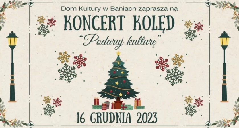 Banie zapraszają na koncert kolęd
