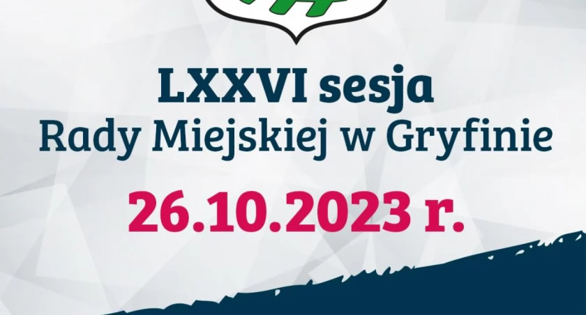 Dziś sesja Rady Miejskiej w Gryfinie [WIDEO]
