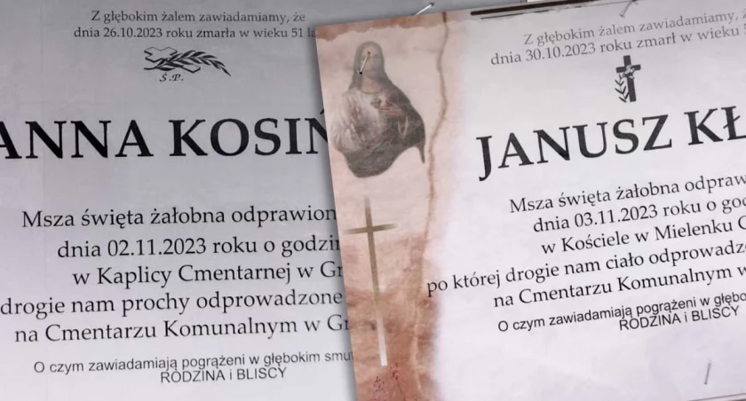 Żegnamy zmarłych mieszkańców powiatu