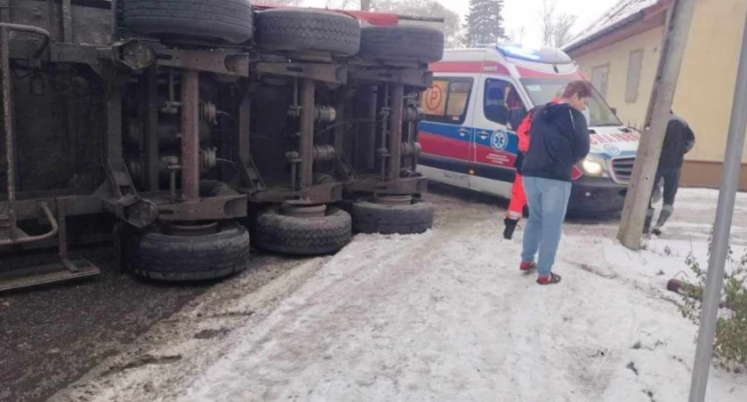Najpierw był huk, później rozsypały się buraki