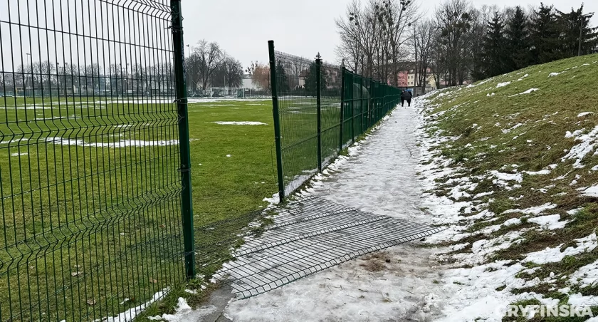 Dewastacja na stadionie