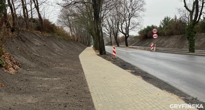 Tak prezentuje się nowy chodnik