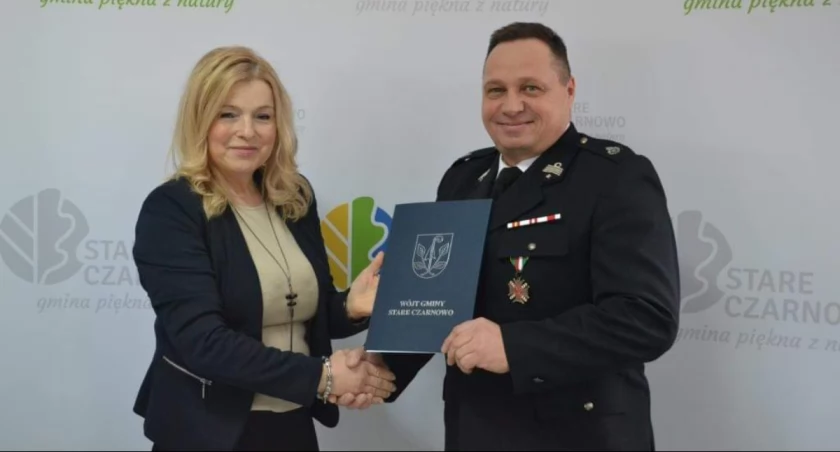 Stary-nowy komendant gminy ochrony przeciwpożarowej 
