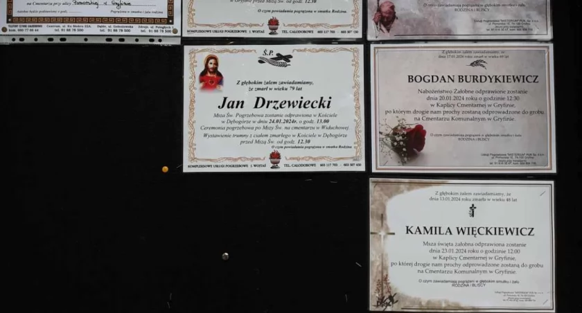 Żegnamy Kamilę, Grażynę, Bogdana, Pawła, Jana i Mieczysława