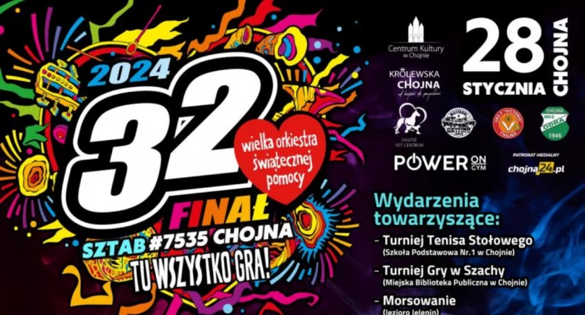 Tak będzie wyglądał WOŚP w Chojnie