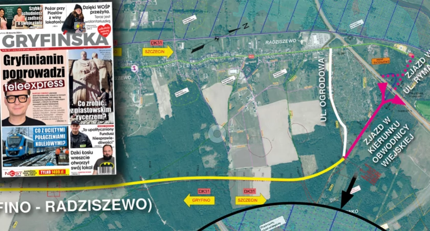 Będzie zjazd również w kierunku Szczecina. Ale czy będą pieniądze na obwodnicę?