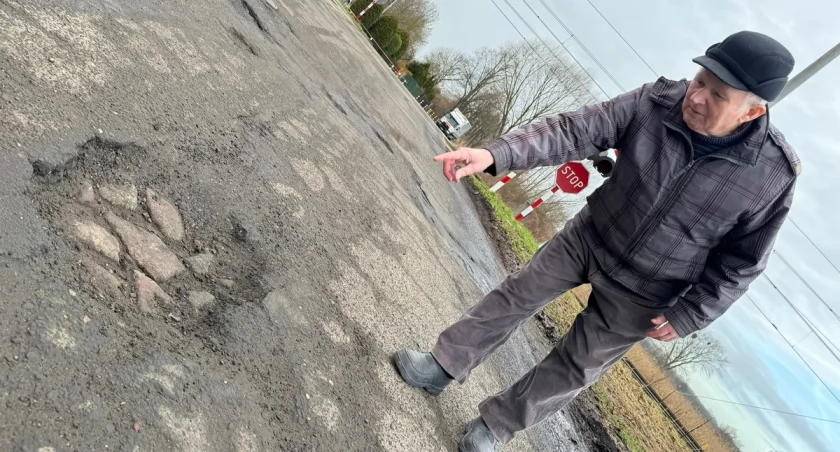 Droga na Żabnicę do naprawy