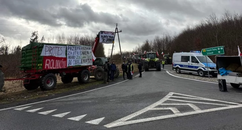 Strajk rolników potrwa w naszym regionie do 26 lutego 