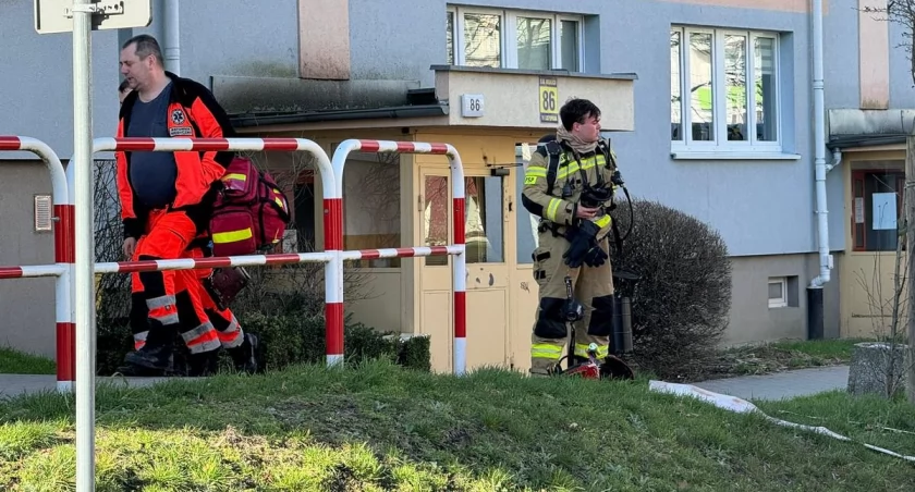 Przypalił jedzenie w garnku i został wyprowadzony z domu... w kajdankach