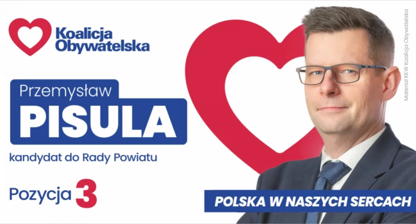 Przemysław Pisula. Kandydat do Rady Powiatu