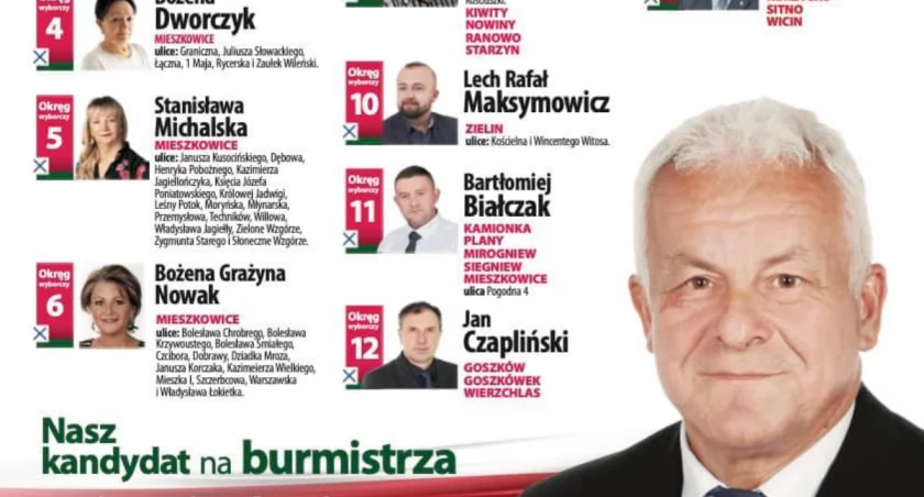 Andrzej Salwa zaprezentował kandydatów ze swojej listy