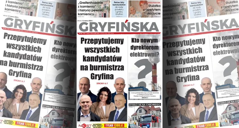 Nowe wydanie Gazety Gryfińskiej. Kandydaci odpowiadają m.in. na pytanie o park narodowy