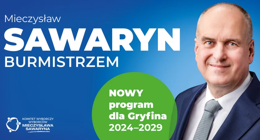 M. Sawaryn: Czas na nowe wyzwania, nowy program dla Gryfina