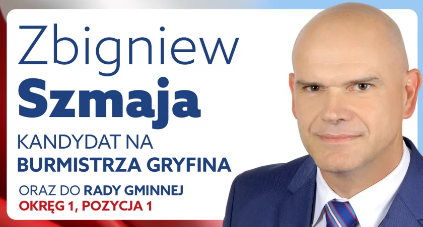 ZBIGNIEW SZMAJA - KANDYDAT NA BURMISTRZA GRYFINA
