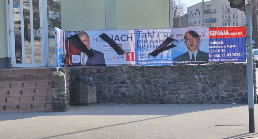 Bezkarność niszczycieli plakatów i banerów
