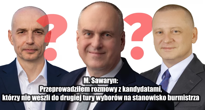 Sawaryn rozmawia z innymi kandydatami i liczy na współpracę. Wymowne oświadczenia