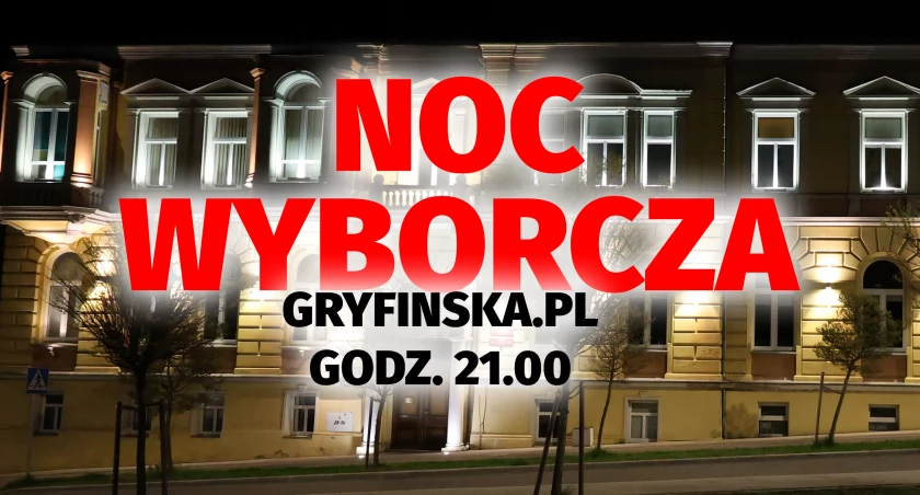 NOC WYBORCZA z GRYFINSKA.PL. Start po godz. 21.00
