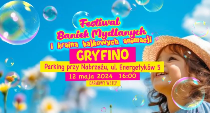 W niedzielę Festiwal Baniek Mydlanych w Gryfinie