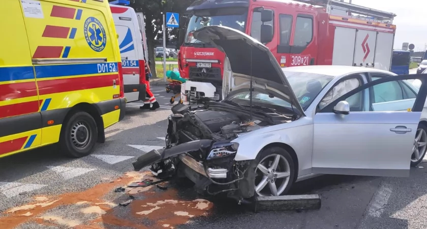 86-latek spowodował dziś wypadek