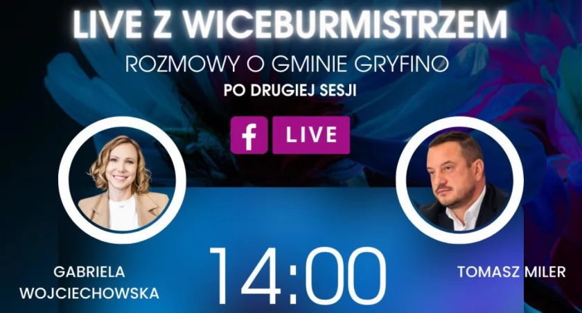 Burmistrz na urlopie, więc będzie live z wiceburmistrzem Milerem