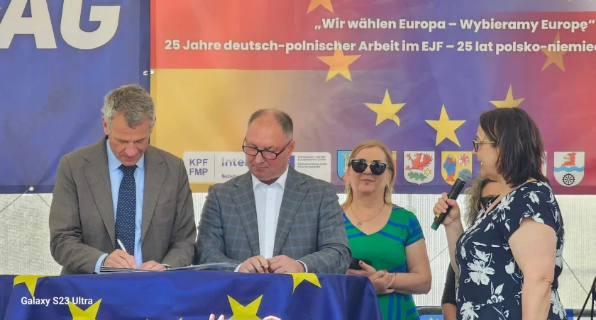 Gmina Banie rozpoczyna współpracę z Niemcami [GALERIA]