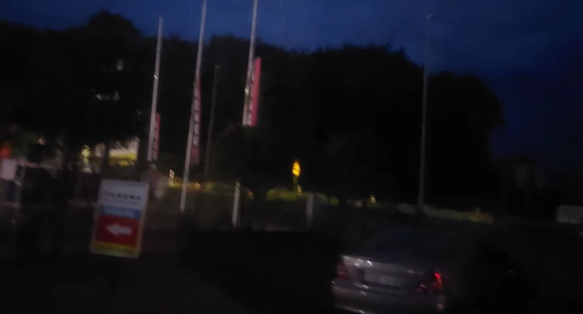 Ciemno przy ul. Pomorskiej