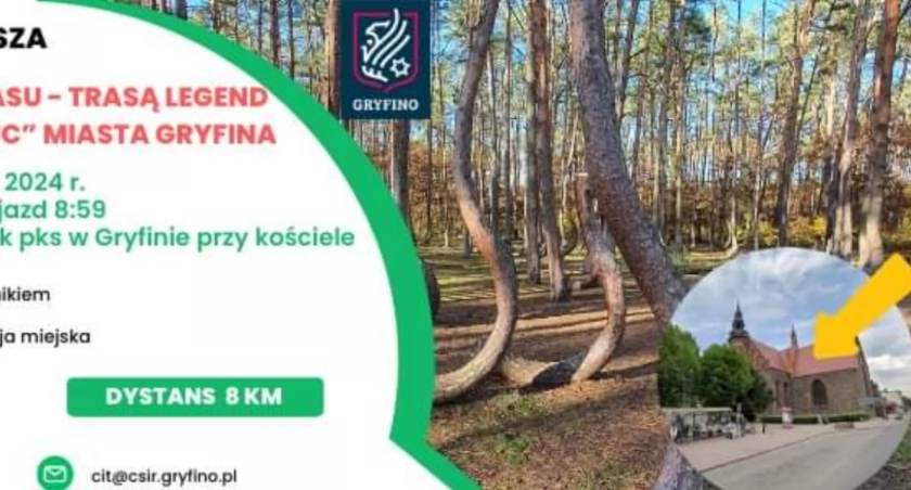 Spacer od Krzywego Lasu, trasą gryfińskich legend