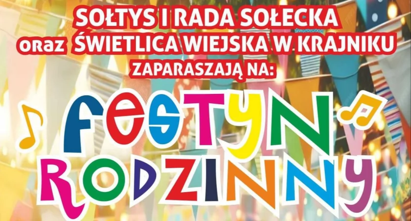 Krajnik znów się zabawi. Sołtys zaprasza na Festyn Rodzinny