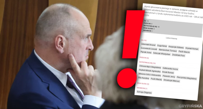 Burmistrz Sawaryn nie otrzymał absolutorium i wotum zaufania! Samorząd OK traci radną?