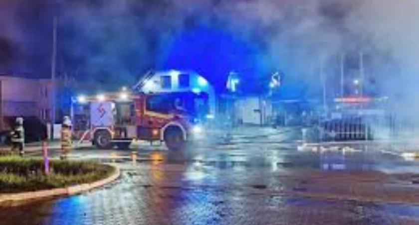Ewakuacja gości i pary młodej. Pożar podczas wesela