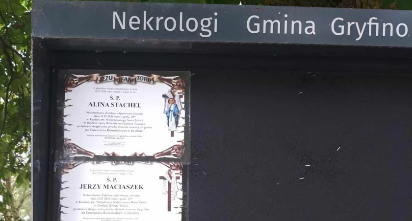 Żegnamy dwoje gryfinian. 65-latkę i 77-latka