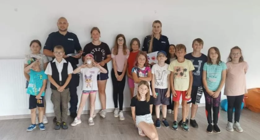 Spotkali się z policjantami [ZDJĘCIA]