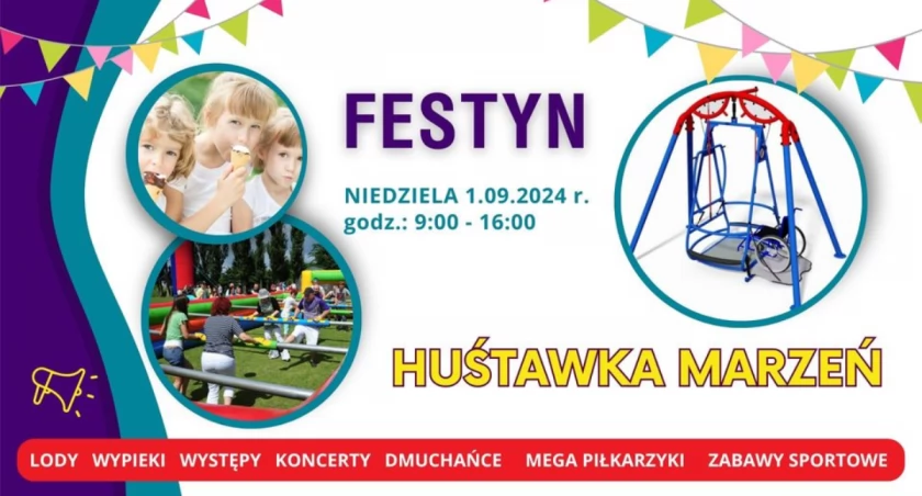 W Gryfinie odbędzie się  festyn: Huśtawka Marzeń