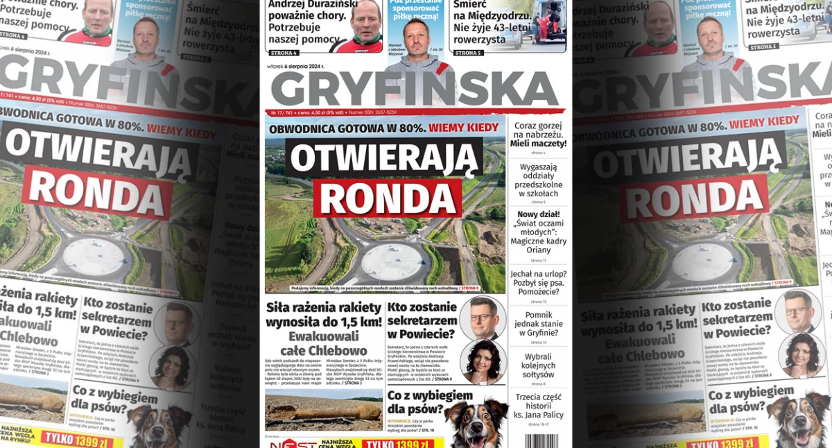 Nowy numer Gazety Gryfińskiej: otwierają ronda