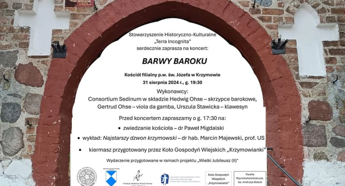 Ostatniego dnia sierpnia rozbrzmieją barwy baroku