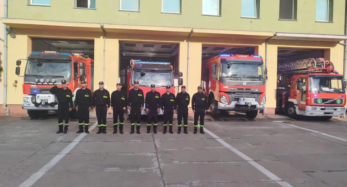 Gryfińscy strażacy uczcili pamięć po dwóch zmarłych kolegach [WIDEO]