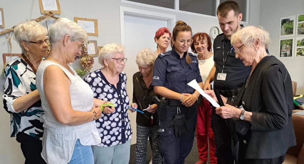 Policja w Dziennym Domu Senior+ [ZDJĘCIA]