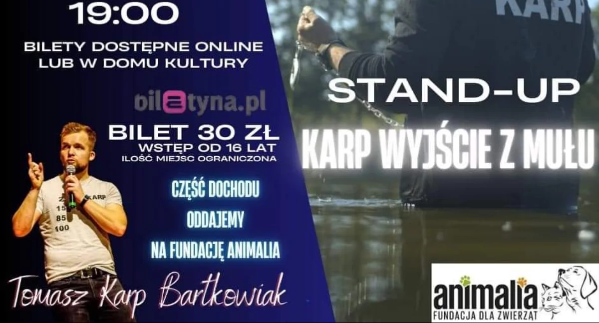 KARP wyjście z mułu. Wrześniowy stand up w Gryfińskim Domu Kultury 