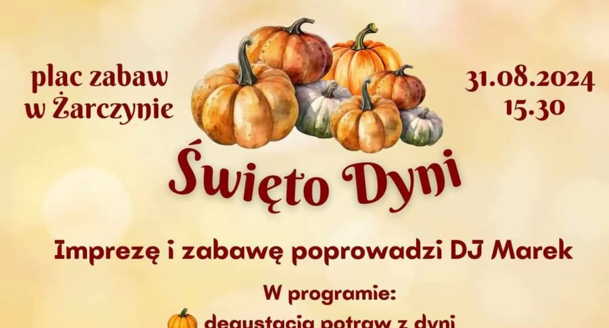 Już w sobotę Święto Dyni! Cała masa atrakcji