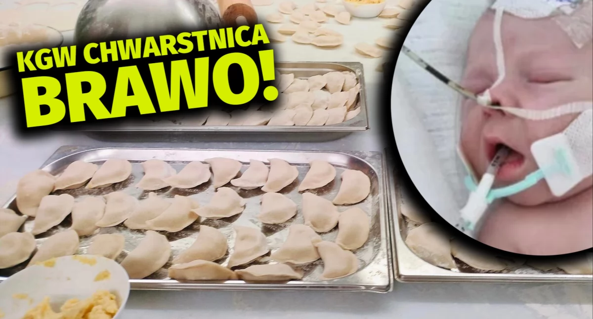 Chwarstnica ulepi 100 kg pierogów dla Juliana Trzcińskiego!