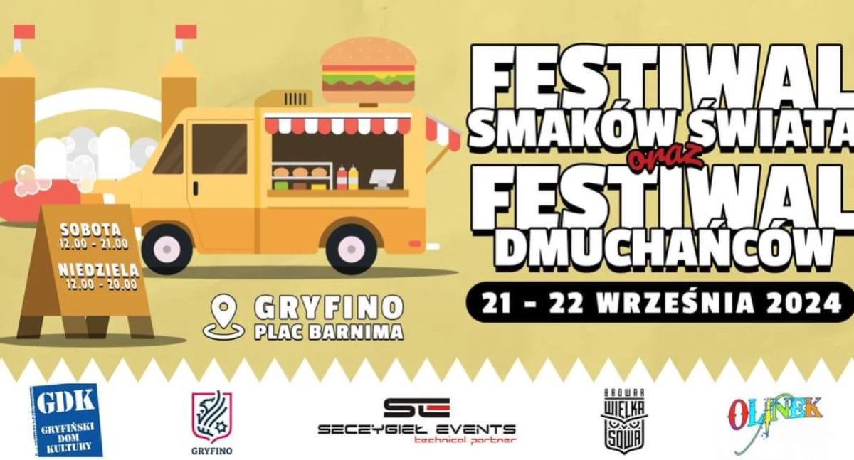 Gryfiński Festiwal Smaków i Festiwal Dmuchańców już w ten weekend!