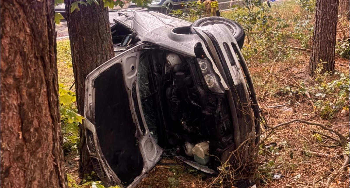Wypadek między Widuchową a Chojną [ZDJĘCIA]