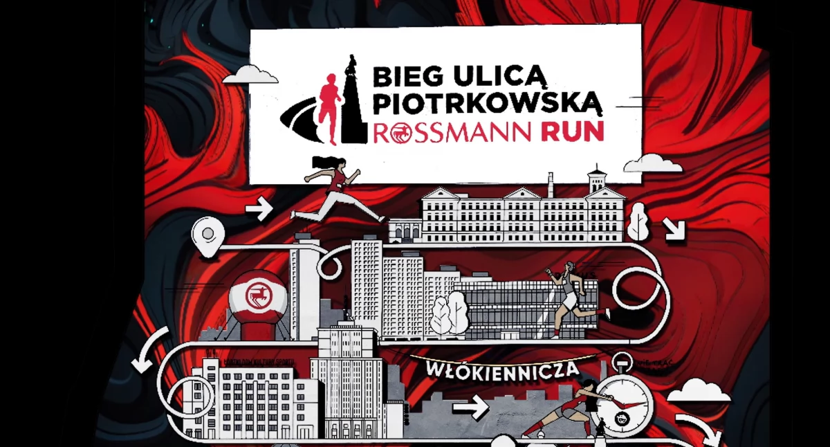 Rozbiegany mural Rossmanna na Light Move Festival