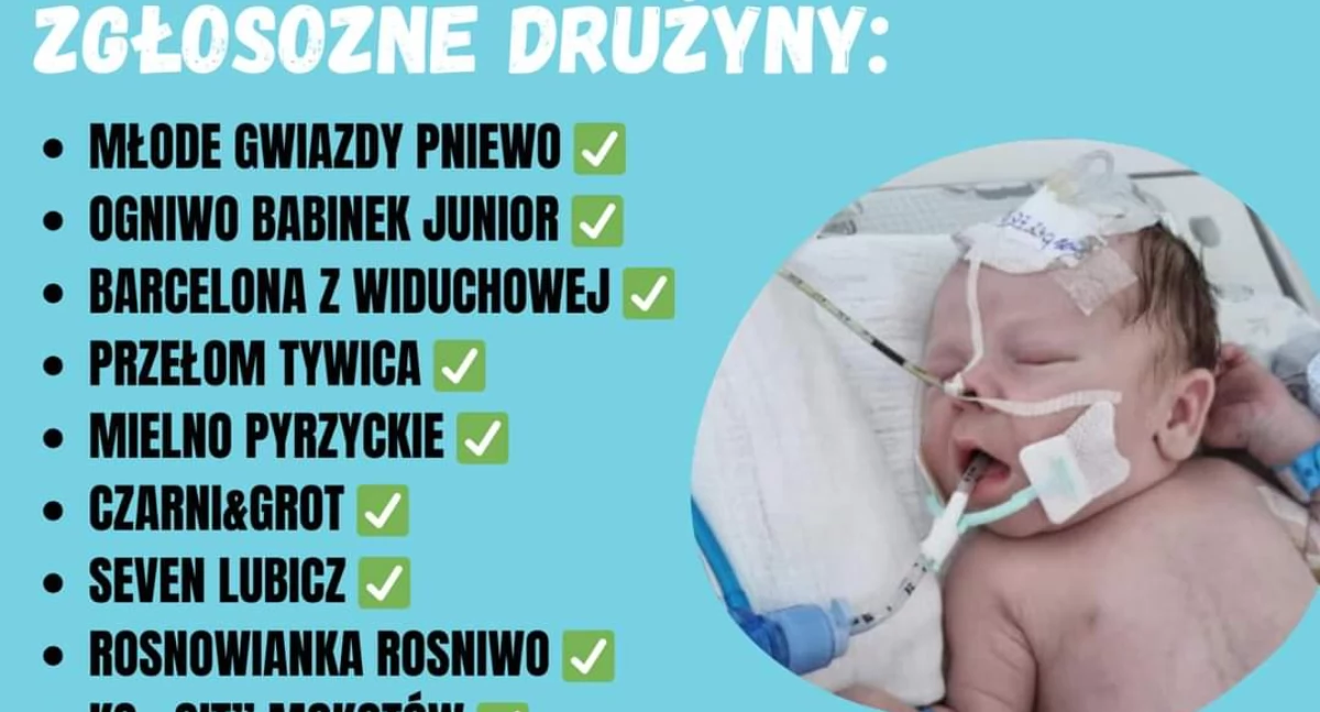 Organizują charytatywny turniej piłkarski. Pieniądze przekażą na leczenie małego Julka