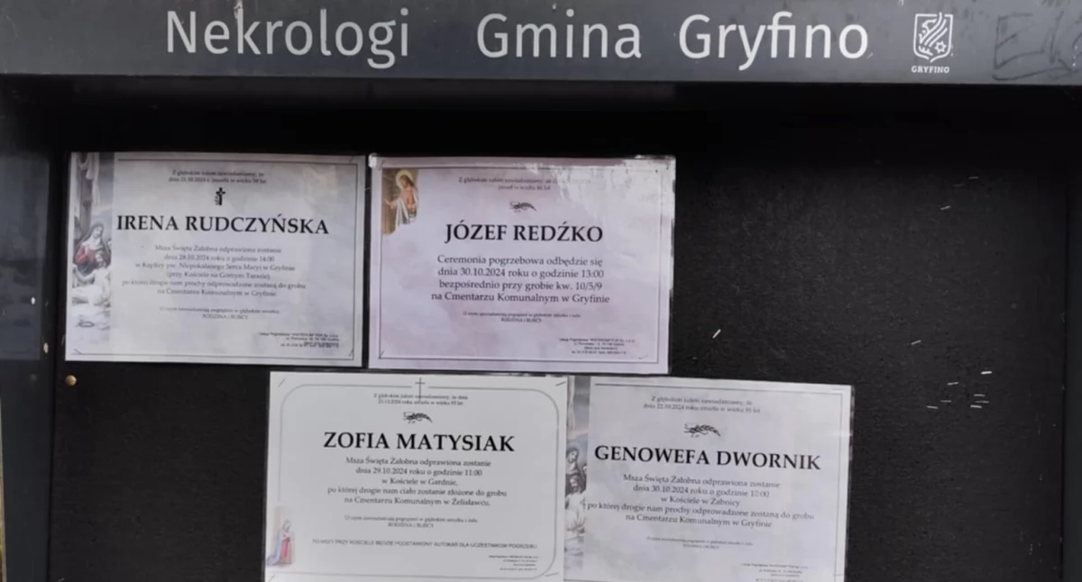 Żegnamy zmarłych mieszkańców naszego regionu