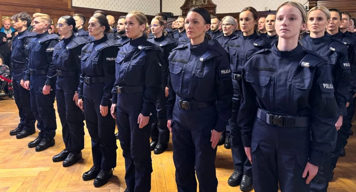 Nowi funkcjonariusze policji złożyli ślubowanie