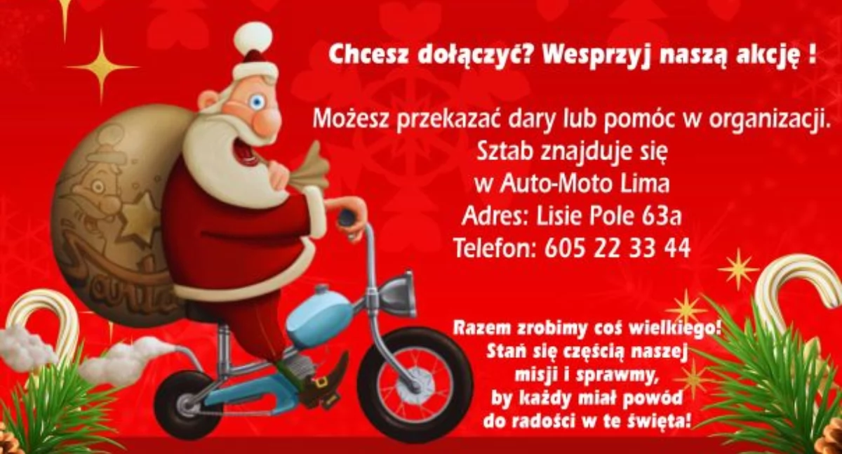 MotoMikołaje wyjadą po raz 19! Wesprzyj sobotni finał akcji