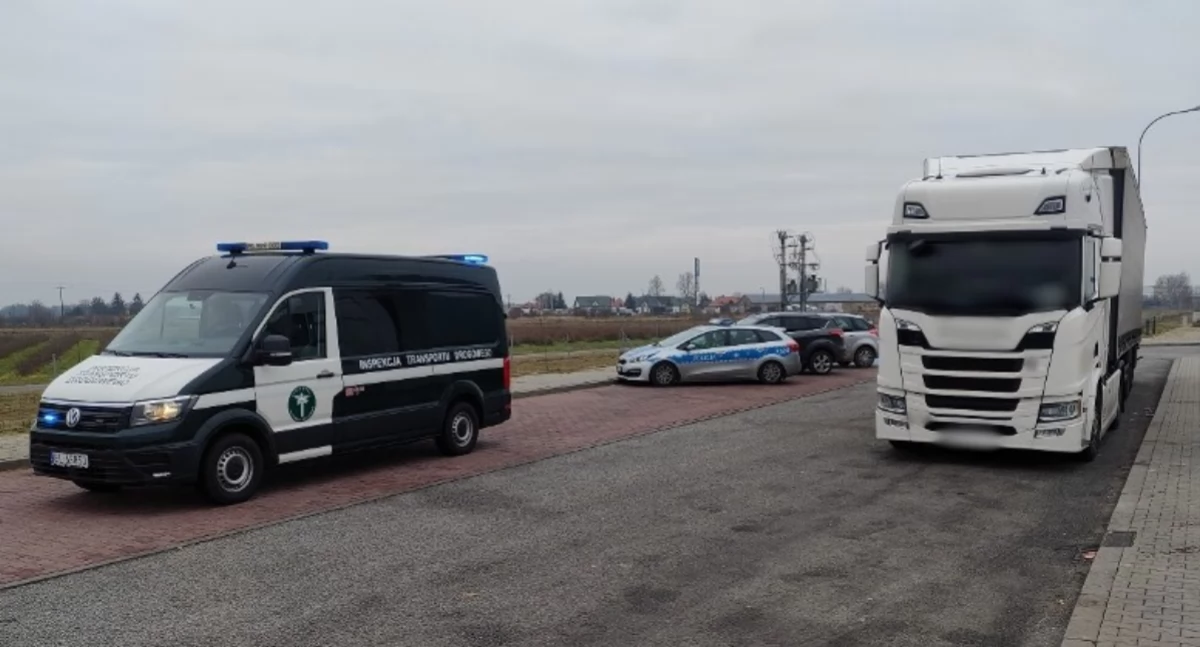 Kolejny kierowca tira zatrzymany z powodu jazdy po alkoholu